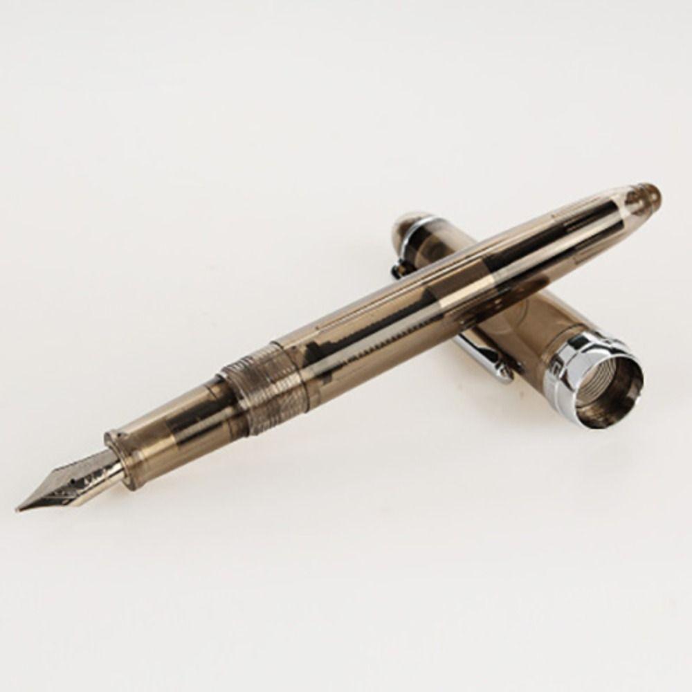 Акриловая перьевая ручка, прозрачная подарочная ручка, роскошная чернильная ручка для офиса