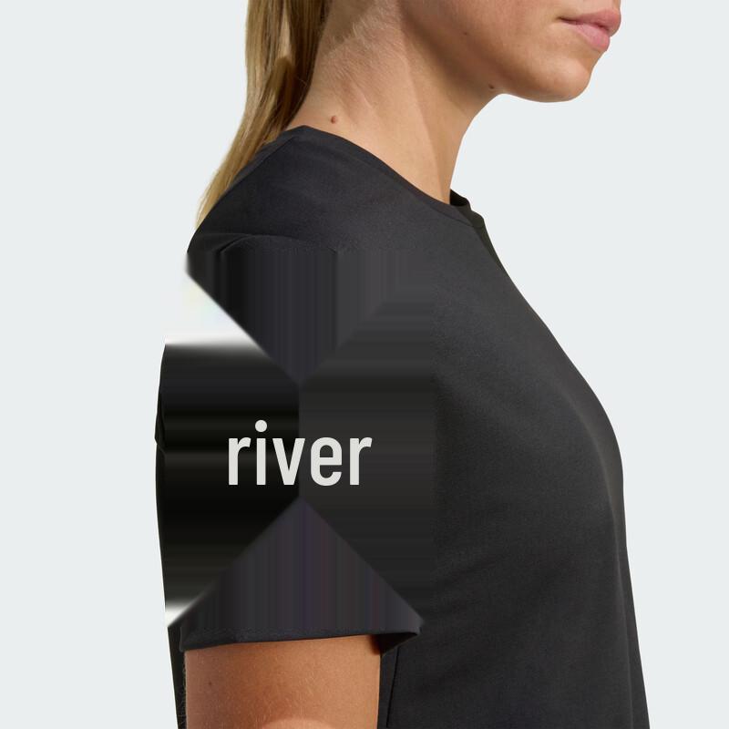 Adidas Women's Three-Stripe Quick-Dry Training T-Shirt