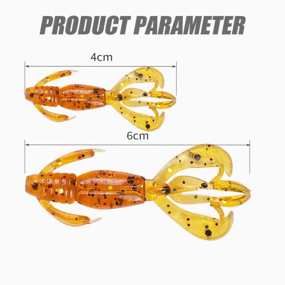 15 шт. 4 см 6 см Рыболовные мягкие приманки 5 цветов Искусственные приманки Воблеры Зимняя рыбалка