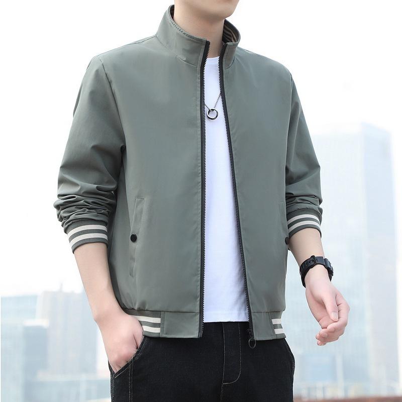 Spring and Autumn Jackets for Men Korean Sports Sports and Casual Stand Collar Jacket Baseball Suit Men's Jacket