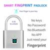 Умный замок с идентификацией по отпечаткам пальцев, один ключ для открытия замка с отпечатками пальцев, зарядка через USB, подходит для школьных шкафчиков, багажа