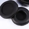 Soft Replacement Ear Pads Cushion PU Leather Soft Foam For Headset Headphone Black