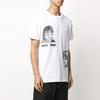 Off-White C/O SS20 Футболка с коротким рукавом с принтом Virgil Abloh, мужские топы стандартного кроя, белые OMAA027S201850090110