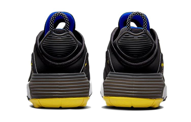 Nike Кроссовки для бега Air Max 2090 Low Top Детские Черно-сине-желтые Подростковые DH9738-005