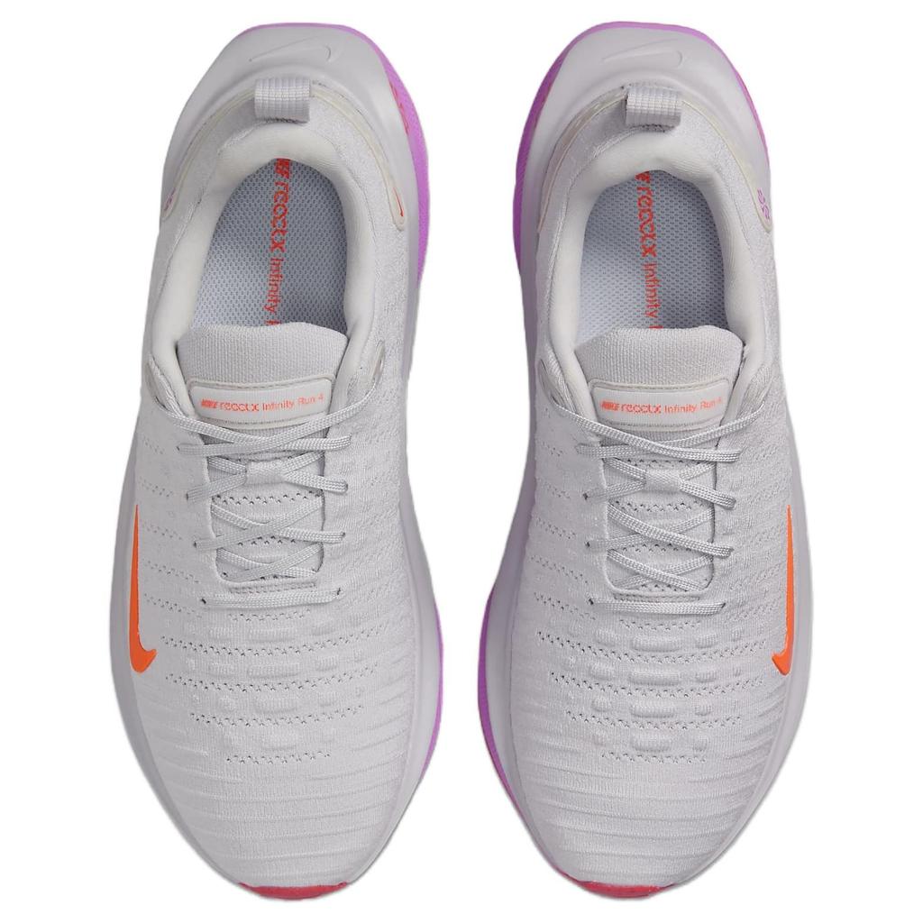 Nike React Infinity Run 4 Vast Grey Hyper Violet Bright Crimson DR2665-011