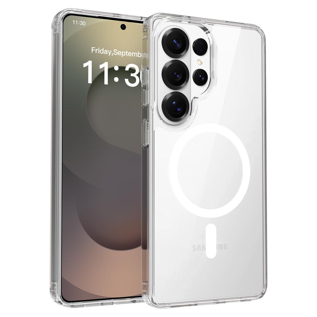 Для Samsung Galaxy S26 Ultra Магнитный чехол 2,0 мм Устойчивый к царапинам ТПУ + ПК Чехол для телефона