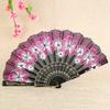 1PC Folding Fan Fashion Photo Prop Portable Sakura Pattern Party Favor Antique Style Hand Held Dance Fan