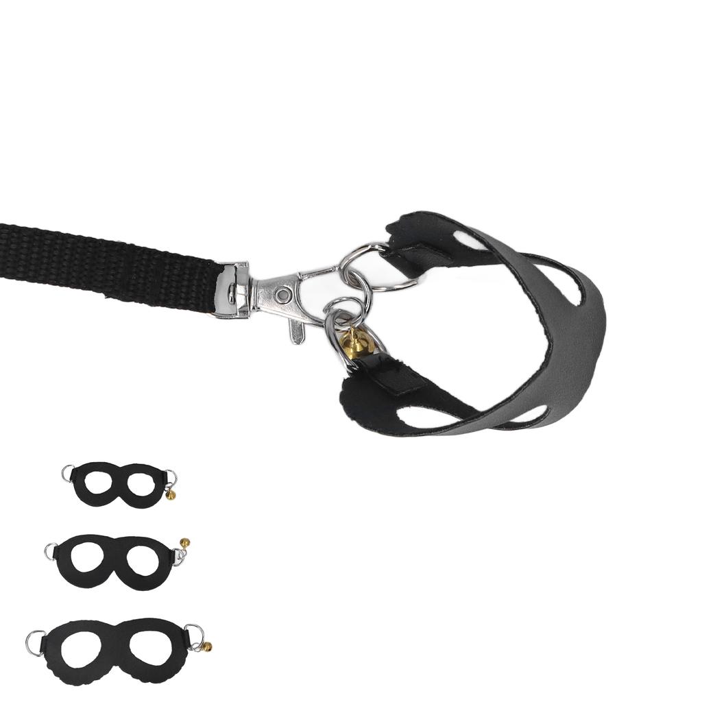 Hamster Harness and Leash Set Artificial Leather Soft Easy To Wear Rat Walking Harness Vest and