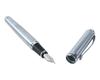 Gullor X750 Broad 18KGP Best Metal Pen Advanced Full Silver Matte Fountain Pen -