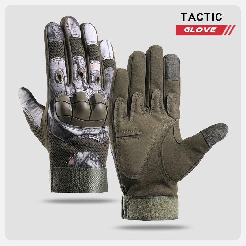 Tactical Gloves Full Finger Men's Field Outdoor Protection Sports Training Military Fans Fighting Cycling Mountaineering Gloves