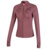 Fitness Thin Zipper Sports Jacket Long-sleeved Quick Dry Clothes Tight Running Yoga Clothing Fall and Winter Tops
