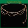 Ladies Metal Waist Chain With Carved Details Elegant Jewelry For Seasons Winter
