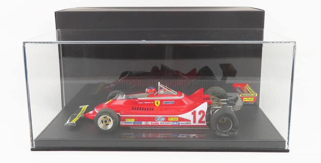 GP REPLICAS Масштаб Ferrari F1 312 T4 Гран-при Нидерландов 1979 Жиль Вильнёв Ferrari GILLES VILLENEUVE GP002CN Ограниченная серия 500 экземпляров 1/18 #12