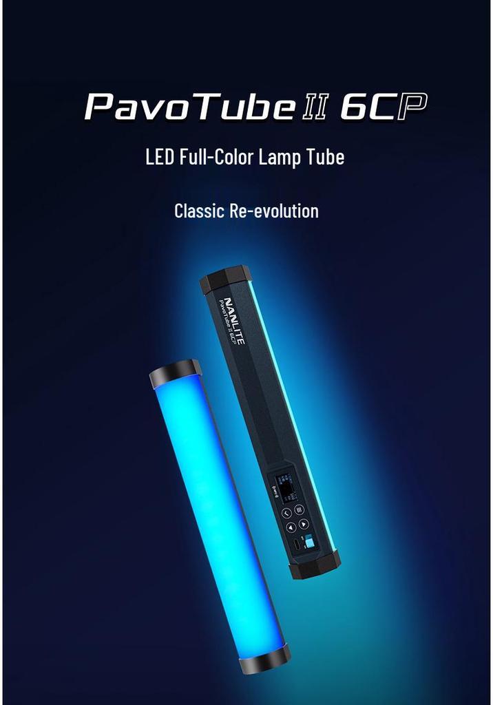 Nanguang PavoTube II 6C RGB Карманный свет: Магнитный ручной наполнитель и световая палка для улицы