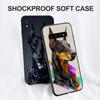 Черный чехол из ТПУ для Samsung Galaxy A3 A5 A7 2016 2017 2018 чехол Doberman