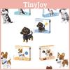 Corgi Schnauzer Dachshund Husky Jack Russell Terrier Dog Building Gift Blocks