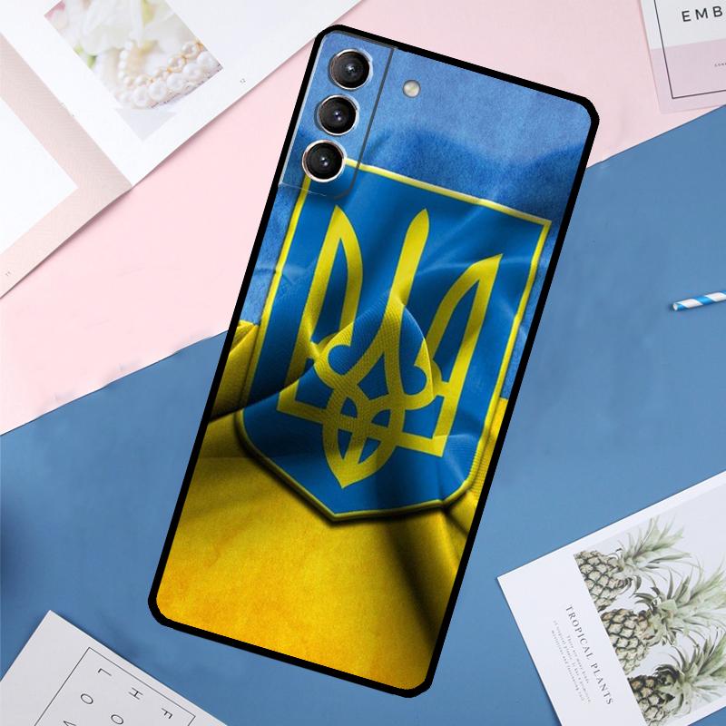 Чехол Флаг Украины для Samsung Galaxy S24 Ultra S20 S21 S22 S23 S25 Ultra S9 S10 Plus S25 FE Задняя крышка