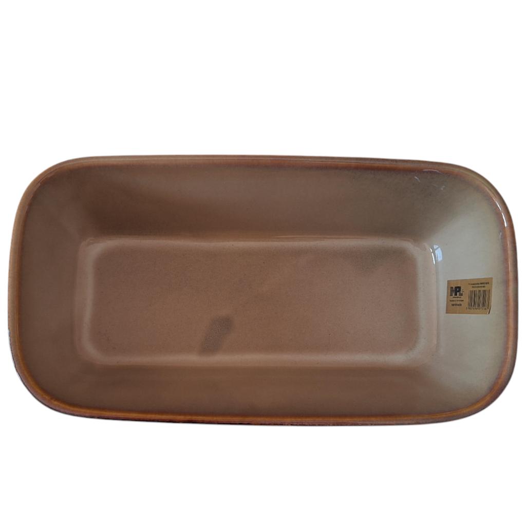 BREAD BAKING FORM CERAMIC HEAT-RESISTANT DISH 26 cm GRATIN
