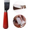 Profession Leathercraft Cutting Tool Wood Pattern Leather Cutter Knife, Stainless Steel Blade for Patchwork Knives Paper Cloth
