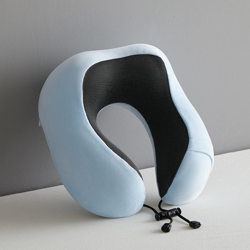 U-Shaped Memory Foam Neck Support Pillow for Travel