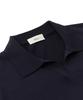 VERNO 26Ssll Open Collar Knit Navy