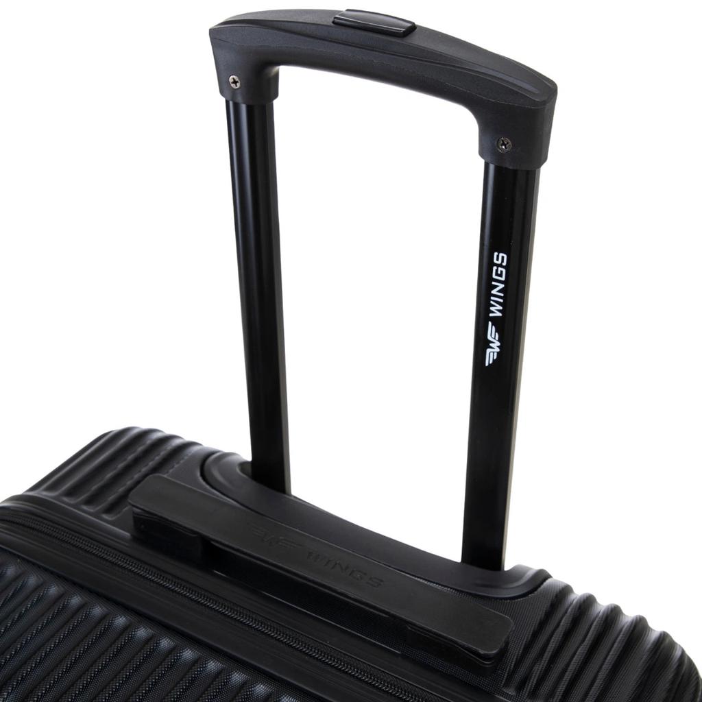 Wings Pc Eco Jackdaw 20" Black Cabin Suitcase