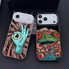 Чехол для телефона 'Живопись Глаз' Цвет Серебристый Корпус Для IPhone 17 16 15 14 13 12 11 Pro Max Plus