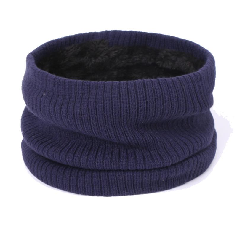 Комплект из мужского и женского трикотажного пуловера и шапки: Осенне-зимняя теплая шапка с бархатной подкладкой, шарф, перчатки