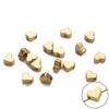 10pcs Copper Heart Beads Charm for Bracelet Earring Necklace DIY Jewelry Making