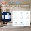 BSEED Zigbee Умные сенсорные выключатели 1/2/3 модуля Обычные французские настенные розетки Тип-C USB Функциональные модули Стеклянные панели DIY Комбинация