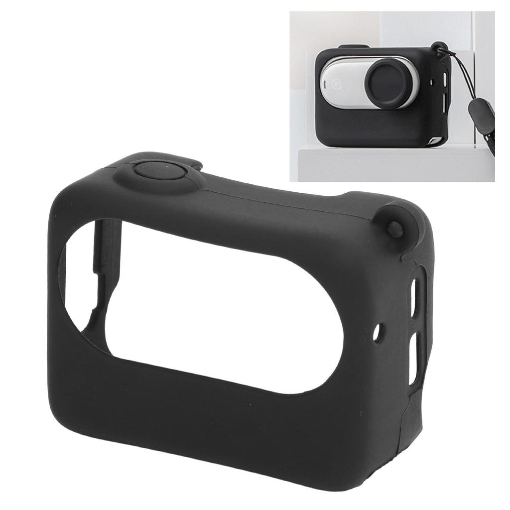 Camera Cover for GO 3S Silicone Camera Charging Case Protective Sleeve Lens and Hanging Lanyard