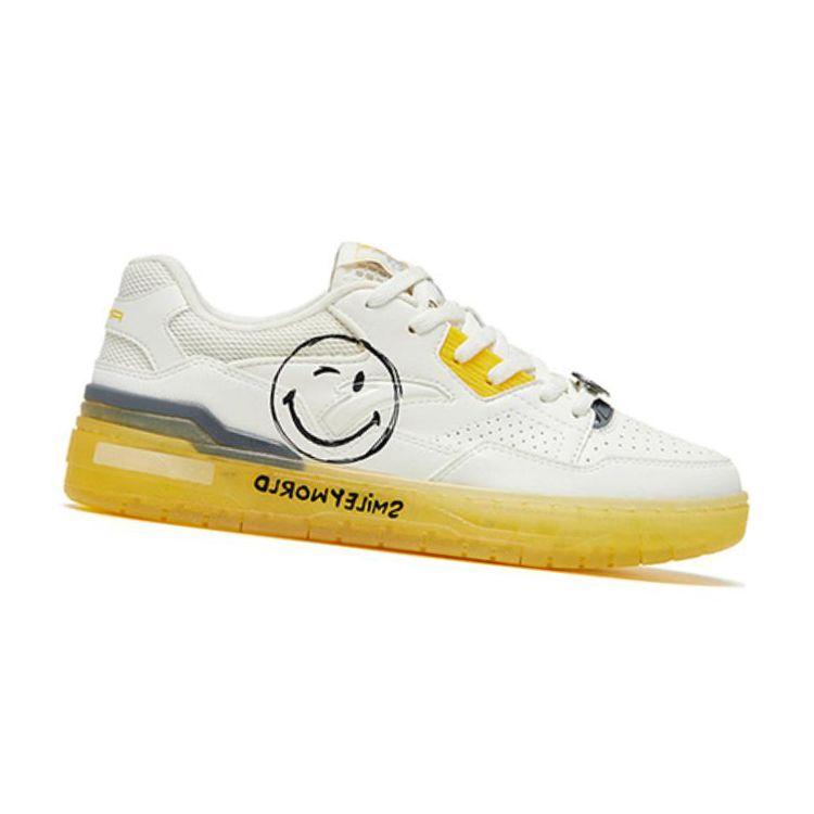 Anta Кроссовки Flame 4.0 с нескользящей подошвой, амортизирующие, износостойкие, мужские, белые, желтые 112328081-6