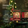 Holiday Snowfall Train Car Music Box Crystal Ball Toy for Kids & Seniors - Perfect Birthday Gift or Lamp