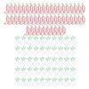 100Pcs Kids Paper Clips Chili Radish Strong Metal Exquisite Color Widely Used Cute Paper Clips for