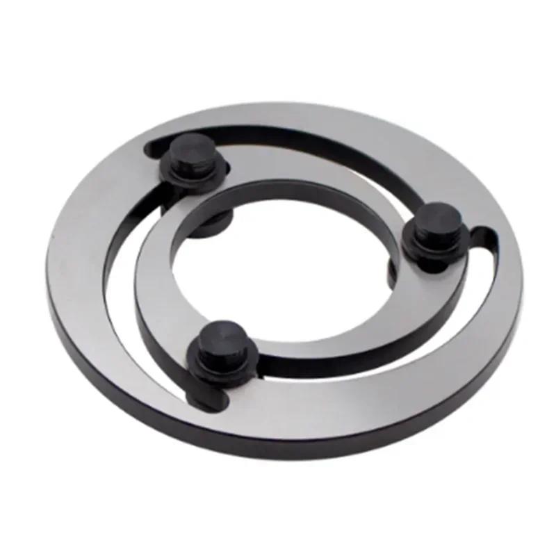 8-дюймовый стандартный высокоточный 0,005 гидравлический трехкулачковый патрон для обрезки когтей, формовочное кольцо, гидравлический патрон для расточного устройства