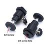 ABS Ball Head Stand for Hot Shoe with 360 Rotation For Most Cameras Tripods LED Video Lights Videography