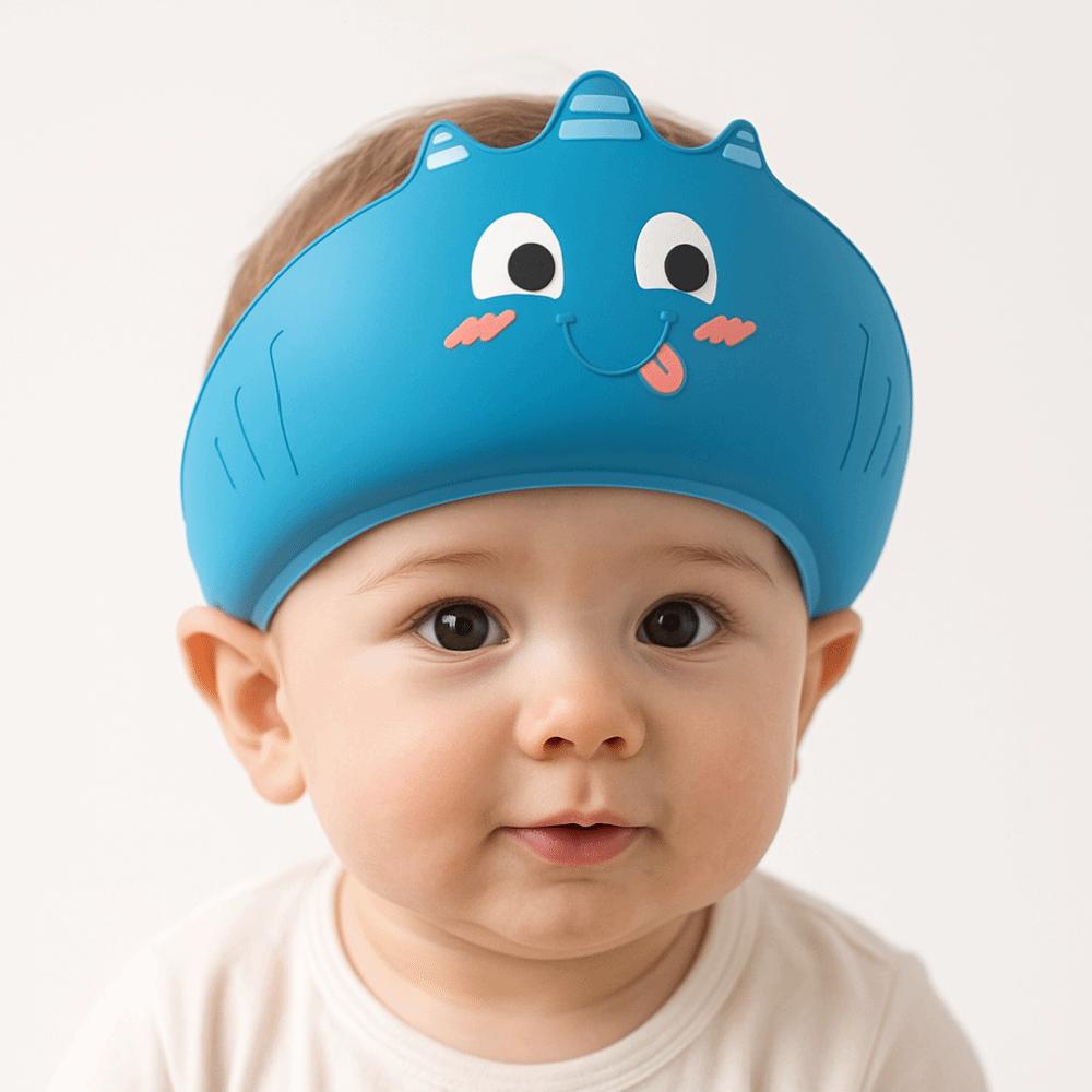 Adjustable Toddlers Hair Washing Shield Eye and Ear Protection Head Bath Cover Hair Wash Hat Kids