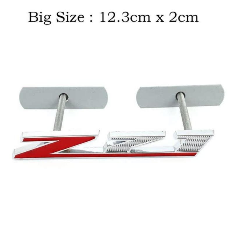 3d Metal Logo Z71 Emblem Car Front Grille Badge Sticker For Chevrolet Tahoe Colorado Chevy Silverado Z71 Accessories