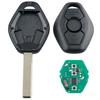 3 Buttons 315/433/315LP/868 MHz Remote Key with ID7944 ID46 Chip Fit for CAS2 5 Series E46 E60 E83 E53 E36 E38
