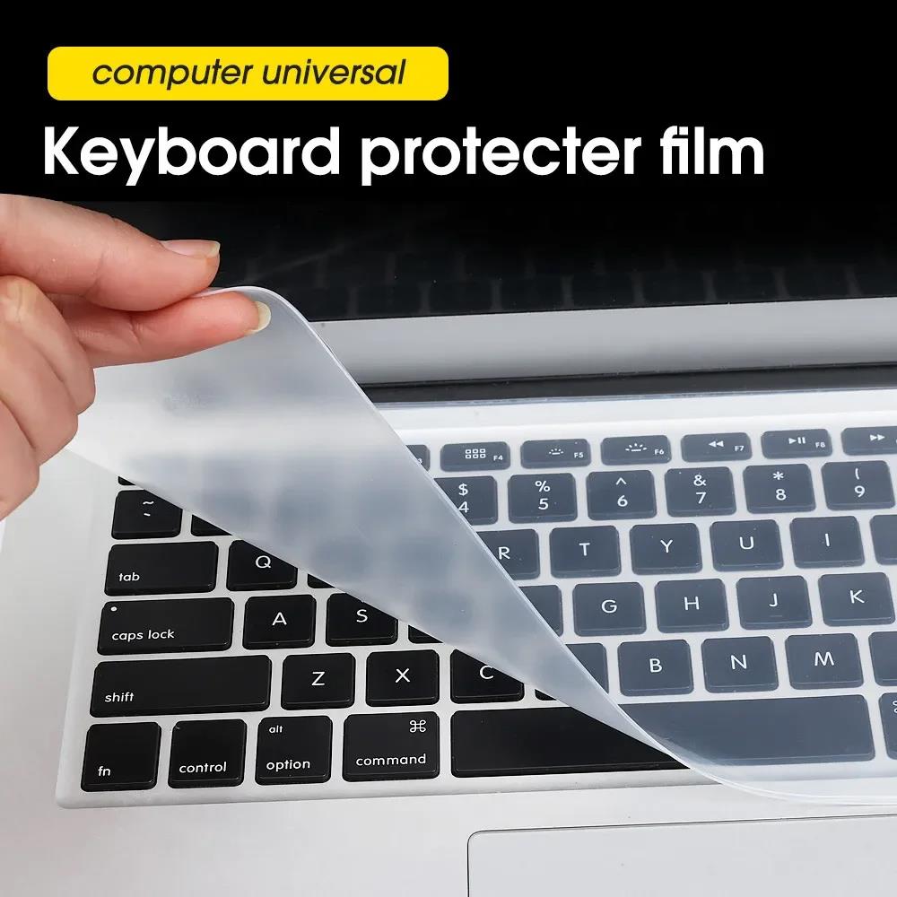 Universal Keyboard Cover For 13 14 15 16 17 Inch Laptop Notebook PC Keyboard Anti Dust Soft Silicone Protective Clear Film Guard