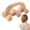 Lymphatic Drainage Manual Wooden Massager Anti Cellulite Massage Roller Back Massage