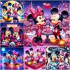 DIY Diamond Painting Mickey Minnie Mouse Cross Stitch Kit Mosaic Art Diamond Painting Full Circle Diamond Home Decoration