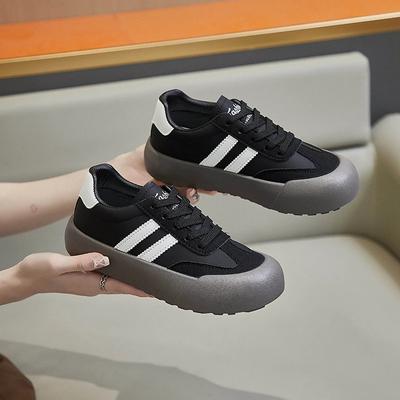 2024 Горячая Распродажа Женская Обувь Шнуровка Женская Вулканизированная Обувь Модный Круглый Носок Высокое Качество Перекрестная Шнуровка Удобная Повседневная Обувь