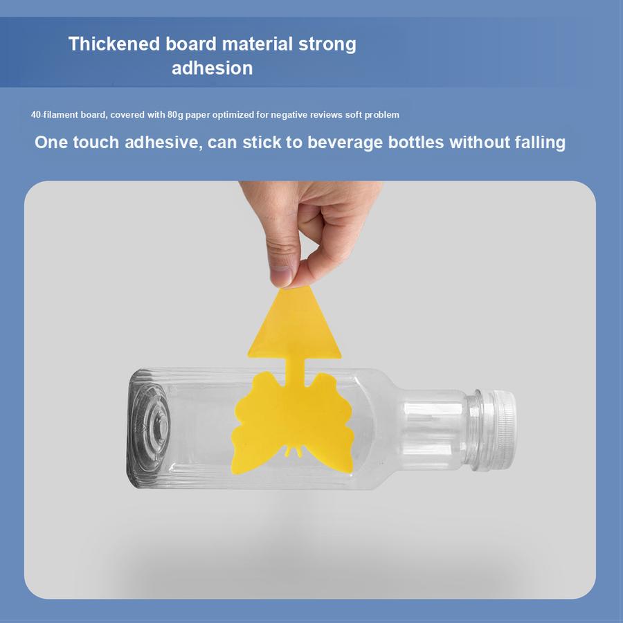 Ловушка для насекомых Липкая доска Деформация Ловушка для мух Ловушка для комаров Желтая доска Цветочный узор Липкая ловушка Ловец насекомых