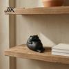 Cute Cat Desktop Ornament 3D Printed Fat Figurine, Lazy Statue, Gadgets for Stress Relief Minimalist Tabletop Office Desk And Shelf Decor PLA Plastic