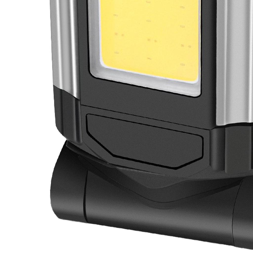 Складные рабочие фонари Алюминиевый сплав Зарядка через USB Магнитная COB инспекционная лампа Портативный заполняющий свет Серый