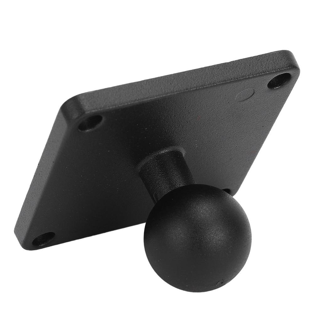 Rubber Ball Mount Base Aluminum Alloy AMPS Square Plate Durable Ball Mount Adapter Plate  for Cars