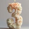Arabic Number Candle Silicone Mold - DIY Aromatherapy Decor, 3D Resin/Plaster Molds for Home Craft Making