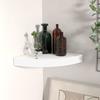 VidaXL Floating Corner Shelf White 25x25x3.8 Cm MDF