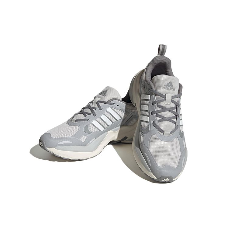 Adidas Maxxcetus Comfortable Trendy Slip-Resistant Wear-Resistant Breathable Low-Top Casual Running Shoes Unisex Sneakers Gray White ID2290